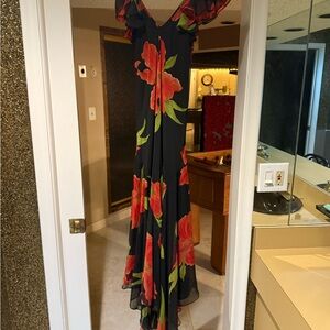 Floral Off-Shoulder Maxi Dress